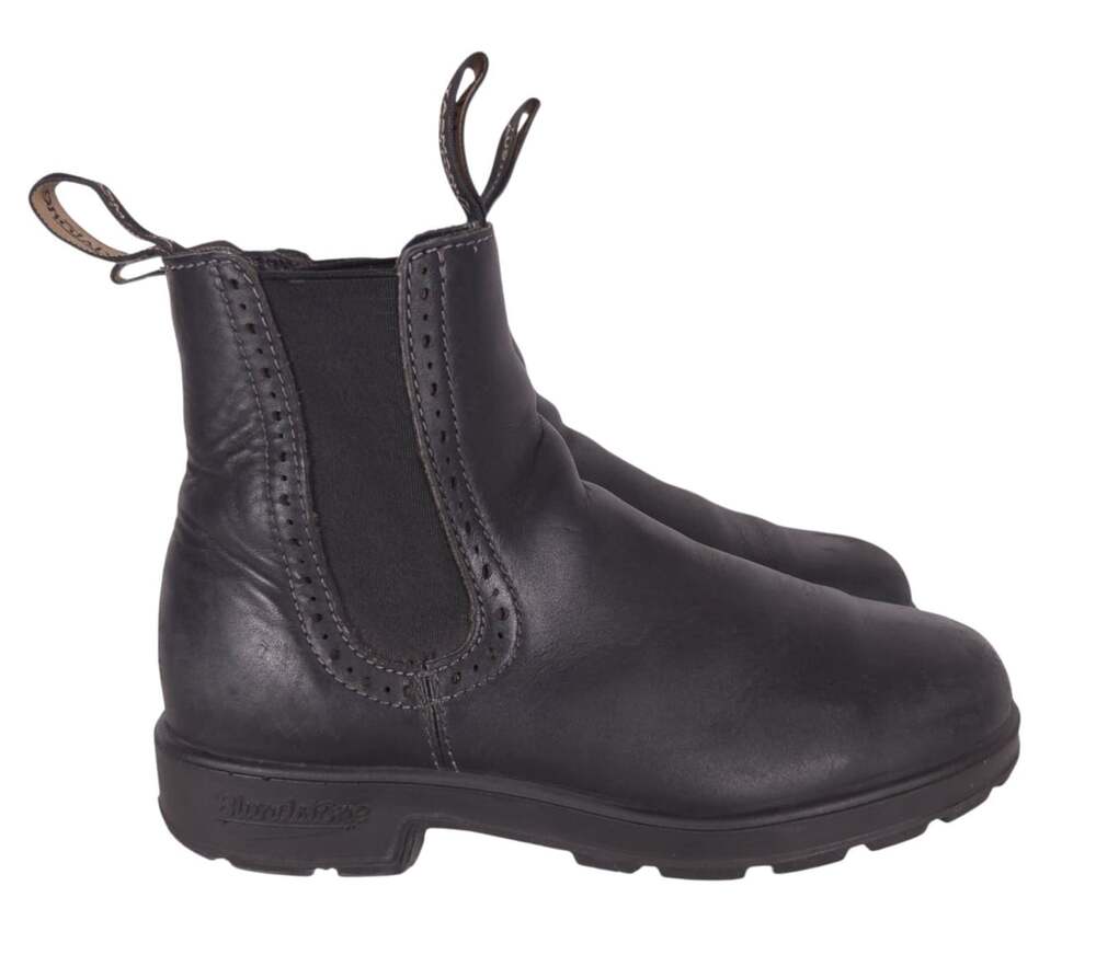 Blundstone 1448 High Top Chelsea Boots US 6.5 EU 36.5 Womens Black Leather $220